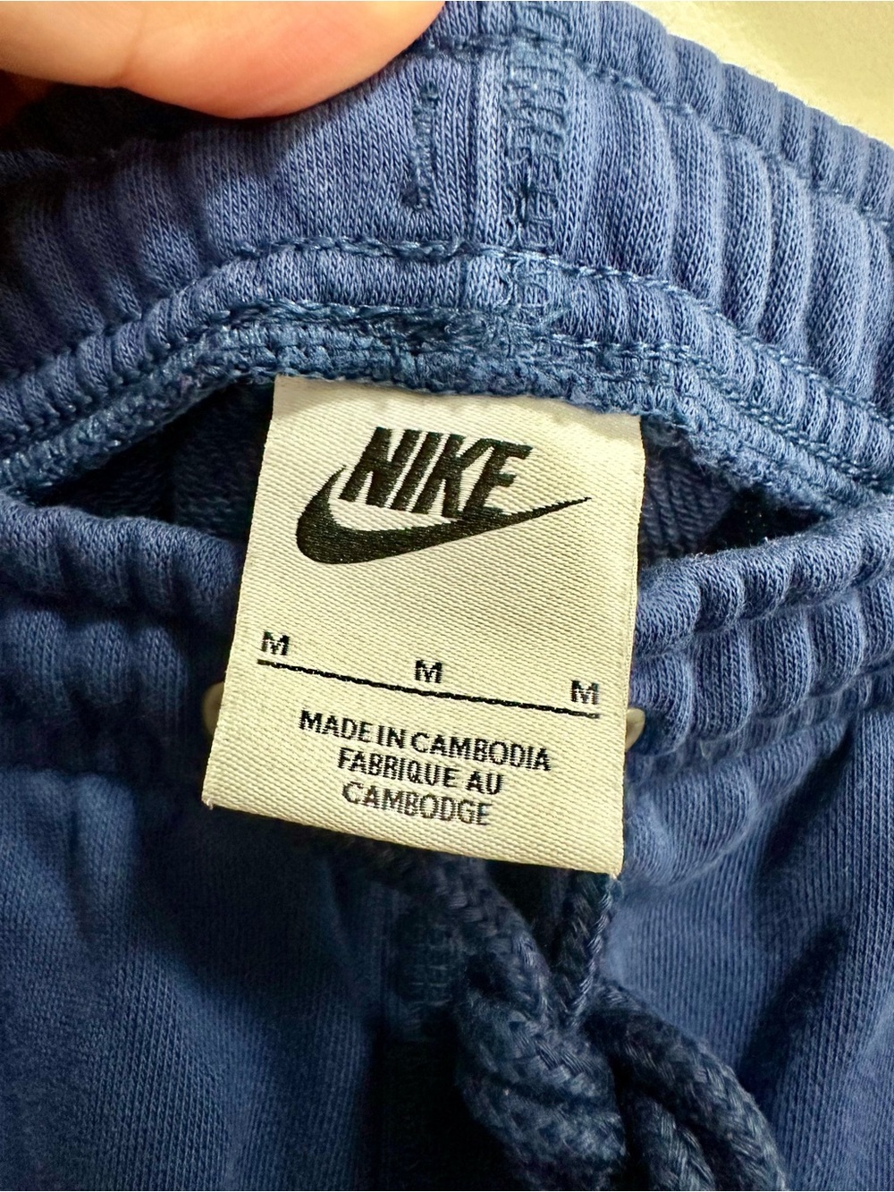 Nike Men's Club French Terry Flow Blue Shorts Size M - Picture 5 of 7